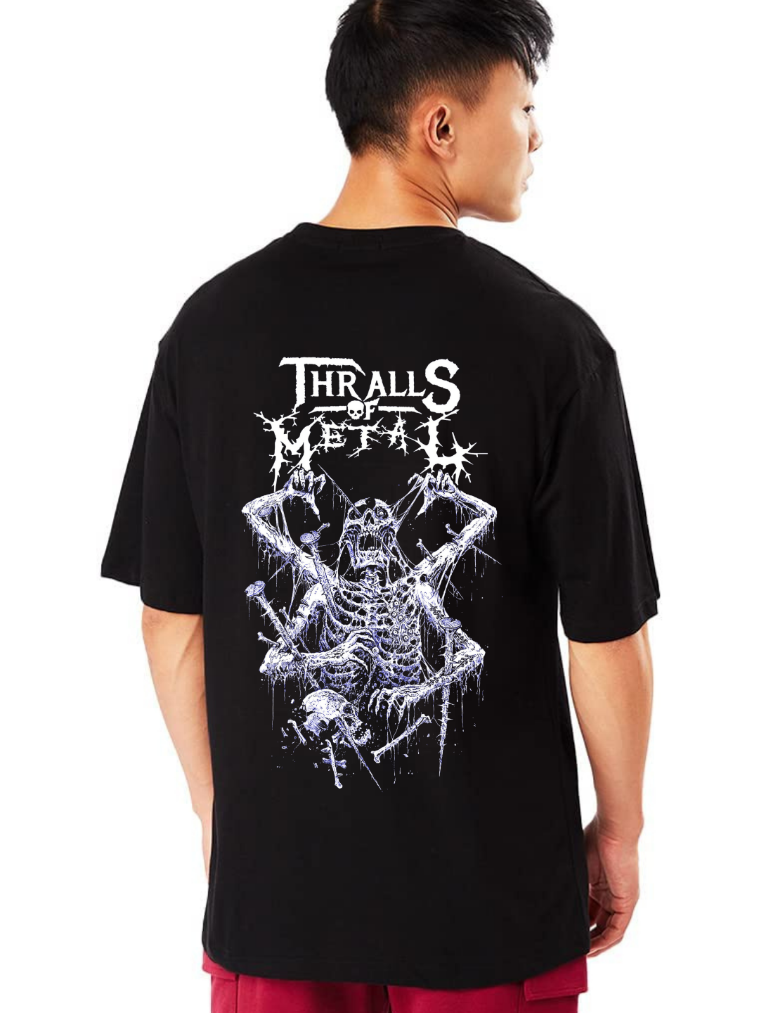 Thrils of Mental oversized T-Shirt - Black