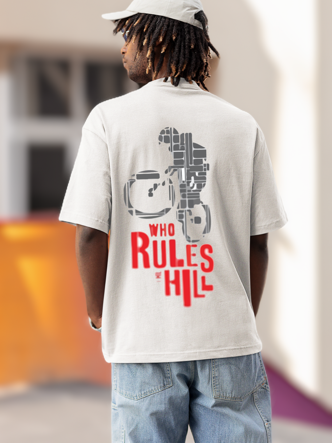 Who Rule the Ride Oversized T-Shirt - White