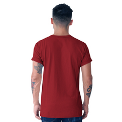 Collect the Amount Printed T-Shirt - Maroon
