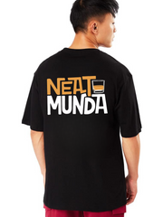 Neat Munda Oversized T-Shirt - Black
