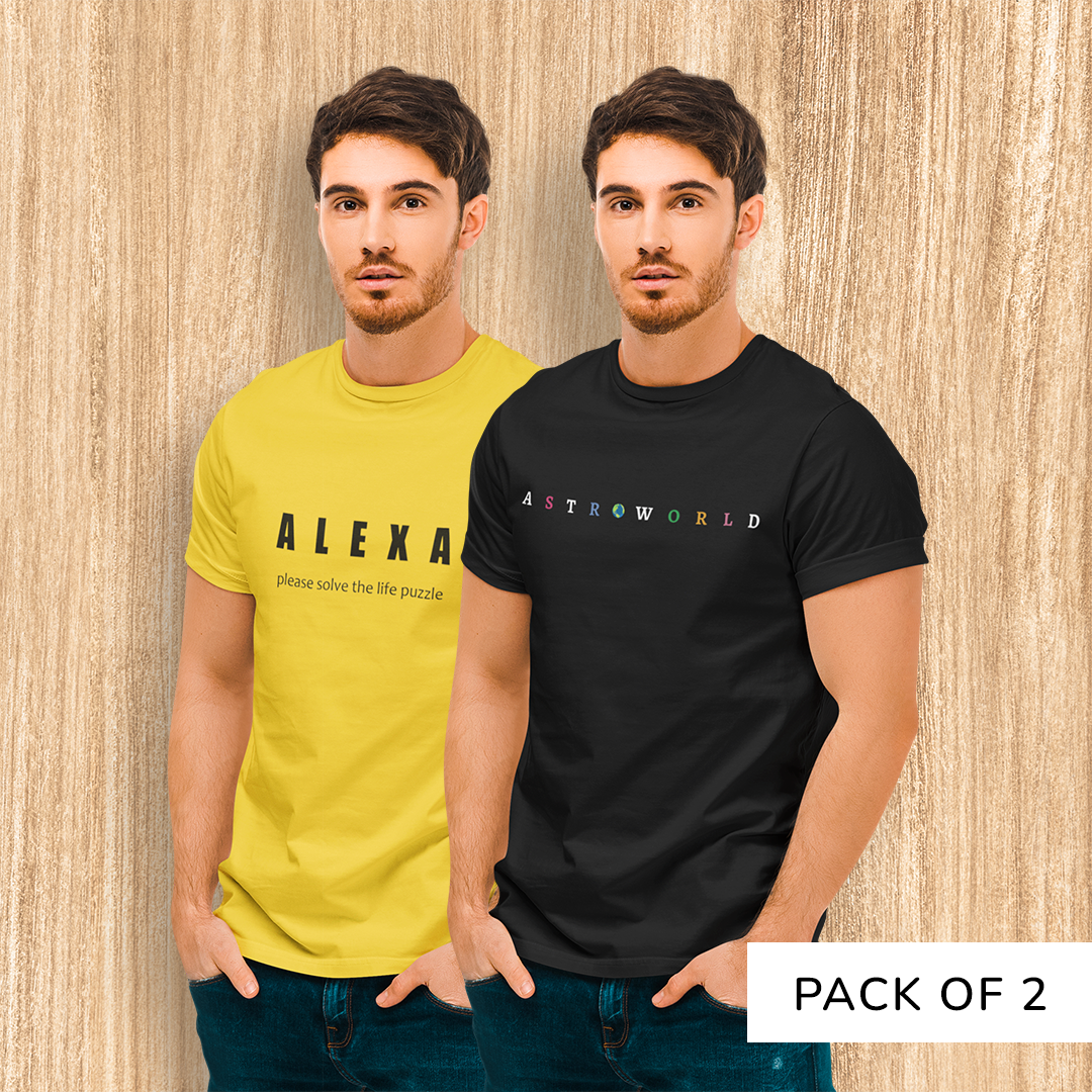 Alexa & Astroworld - Yellow & Black